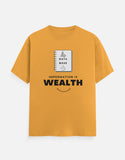 C-Labs Impermation Is Wealth Classic Crew T-Shirt Golden Yellow Front_1_c_35_a2d0b21d-b483-4fd9-b0e8-2133a680f4d6