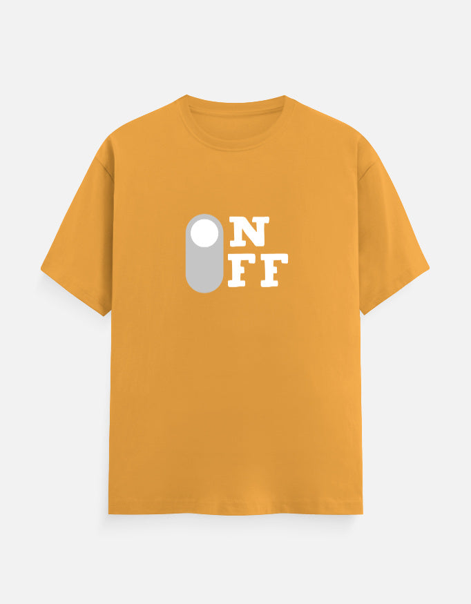 C-Labs On Off Classic Crew T-Shirt Golden Yellow Front_1_c_35_b9da3476-393b-405f-bbcb-998ade1ad85b