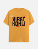 C-Labs King Virat Kohli Classic Crew T-Shirt Golden Yellow Front_1_c_35_edad2c10-9b07-43ac-8432-ae79366f72a5