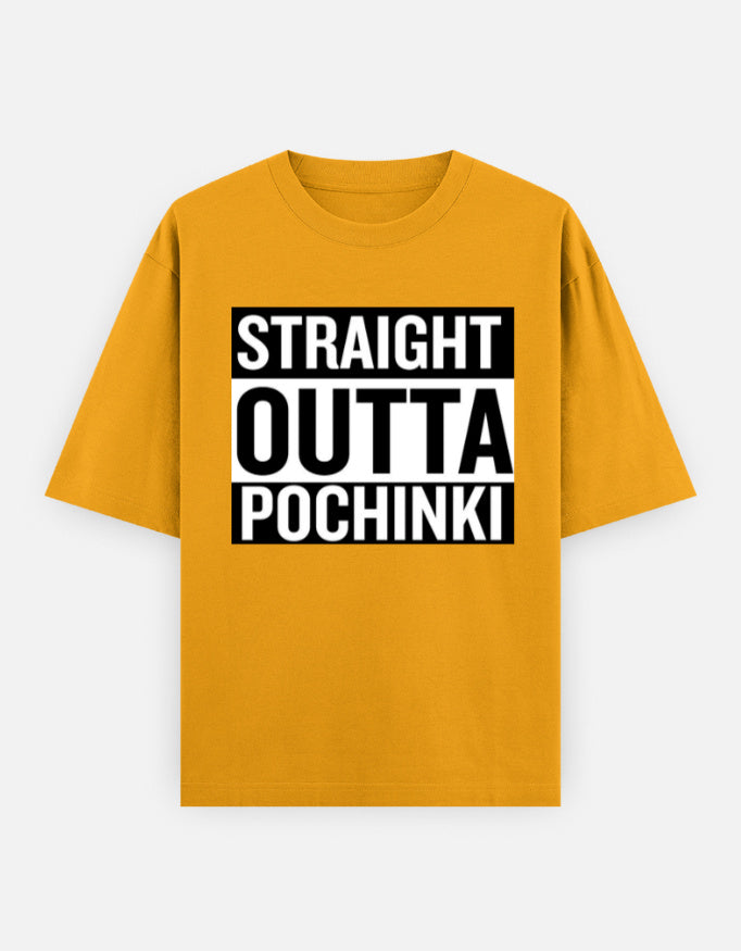 C-Labs Straight Outta Pochinki Oversized Classic T-Shirt Golden Yellow Front_1_c_35_f0a72612-8fe8-49f7-b754-78a8ed92cb49