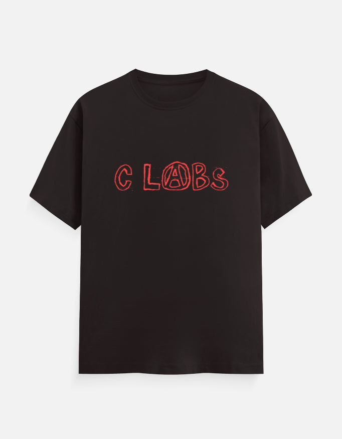 C-Labs C-LABS Comic Classic Crew T-Shirt Coffee Brown Front_1_c_37_1e4b02a9-1ba7-42a1-b4ef-708495fc882b