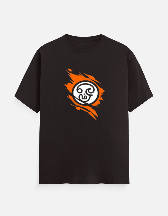 C-Labs Om Classic Crew T-Shirt Coffee Brown Front_1_c_37_38587934-aaf4-4b9e-a244-05673d4f9542