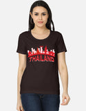 C-Labs Thailand Women's Classic T-Shirt Coffee Brown Front_1_c_37_57e22a30-50d8-4274-8bf3-7778295cfe39
