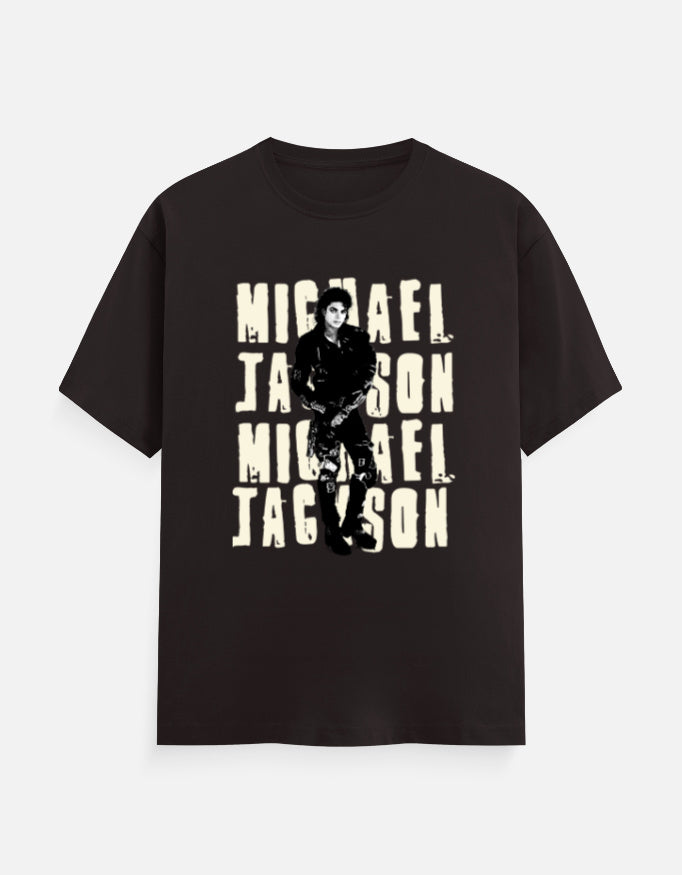 C-Labs Michael Jakson Classic Crew T-Shirt Coffee Brown Front_1_c_37_5feff5c6-1eae-403d-a39d-fe10e5f6e9d5