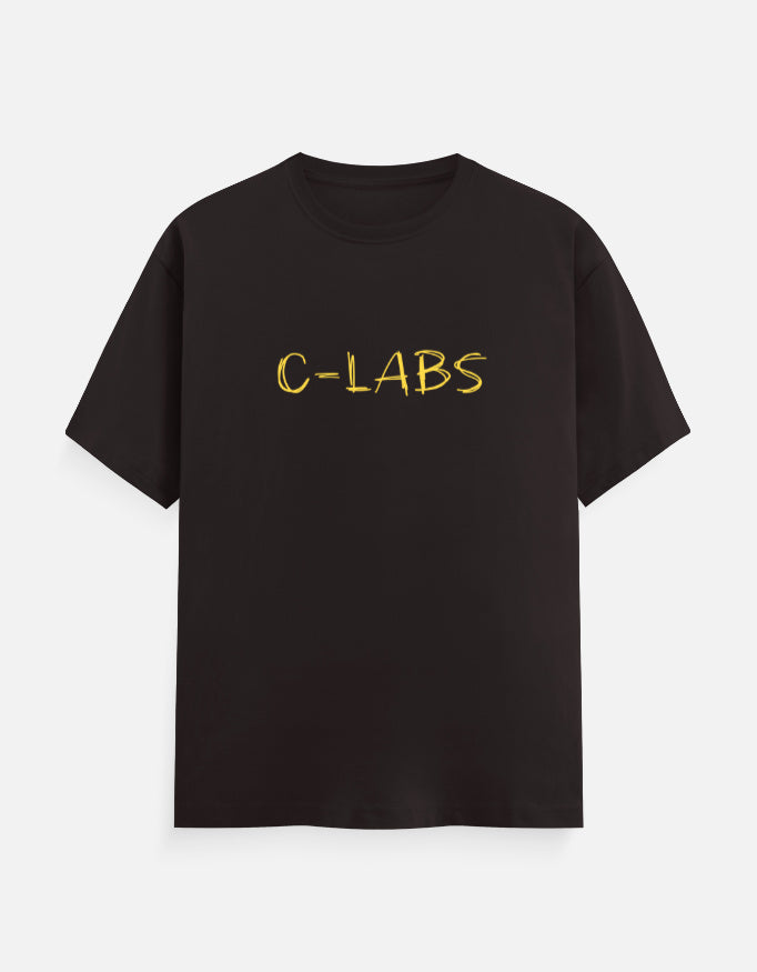 C-Labs C-LABS Scribble Classic Crew T-Shirt Coffee Brown Front_1_c_37_72ecddc2-5b9f-4246-b75a-216d9c89738e