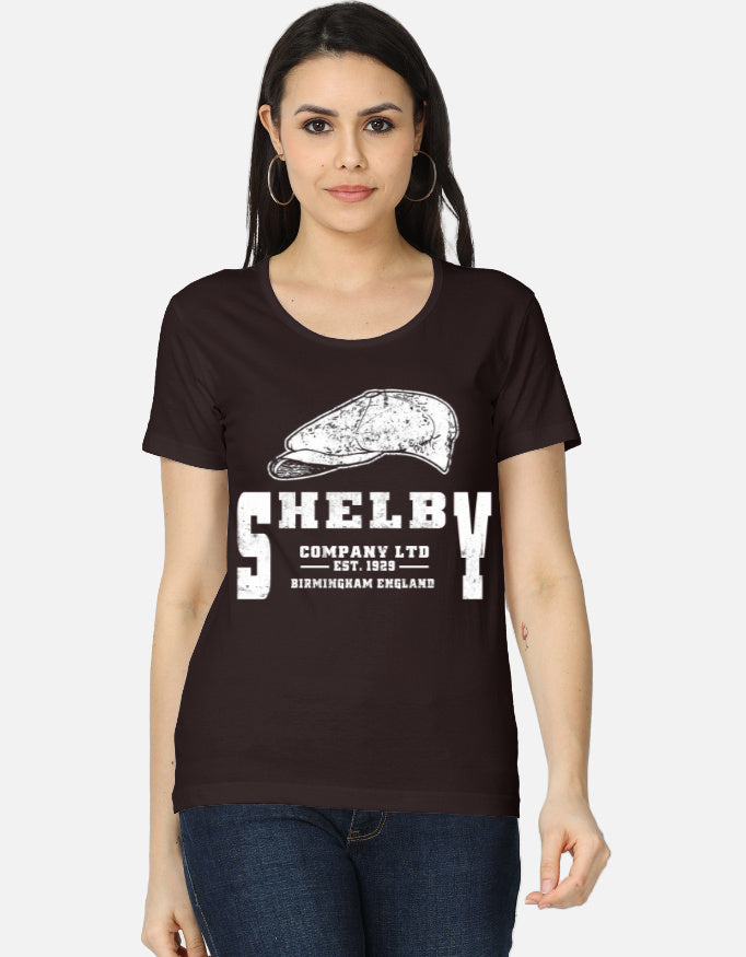 C-Labs Peaky Blinders Women's Classic T-Shirt Coffee Brown Front_1_c_37_74470d76-b308-4ece-8a33-c45a4e7db5ae