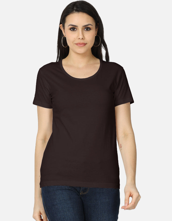C-Labs C-Standard: Women's Classic T-Shirt (Dark) Women's Classic T-Shirt Coffee Brown Front_1_c_37_7874ae36-8701-4310-aaab-f745e64869cf