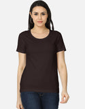 C-Labs C-Standard: Women's Classic T-Shirt (Dark) Women's Classic T-Shirt Coffee Brown Front_1_c_37_7874ae36-8701-4310-aaab-f745e64869cf
