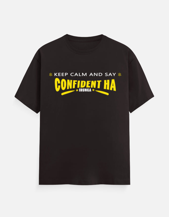 C-Labs Confident-ah Irunda Classic Crew T-Shirt Coffee Brown Front_1_c_37_7e853358-a340-4269-b380-0e6e57d5a1f6