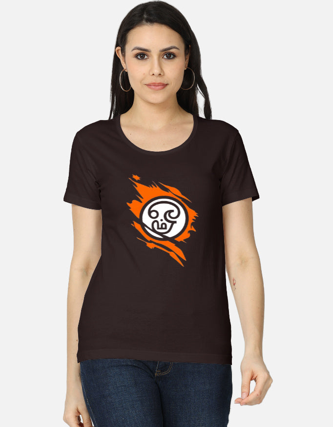 C-Labs Om Women's Classic T-Shirt Coffee Brown Front_1_c_37_82c87665-3a44-405e-b4df-ad1ccda5bddd