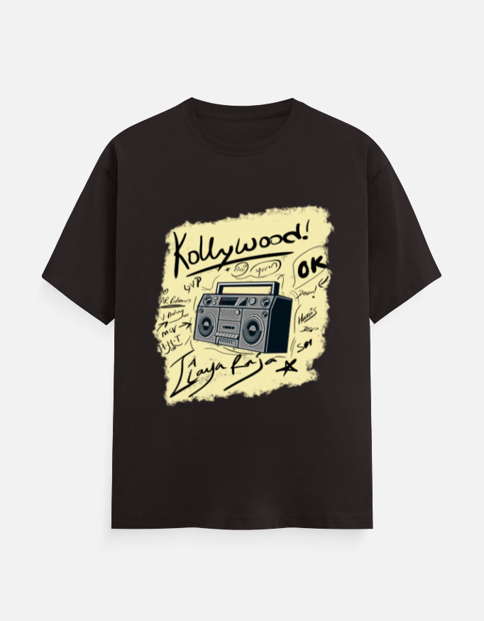 C-Labs Kollywood Music Classic Crew T-Shirt Coffee Brown Front_1_c_37_987179f6-f41a-4734-ba3c-f048cbe9c9d8