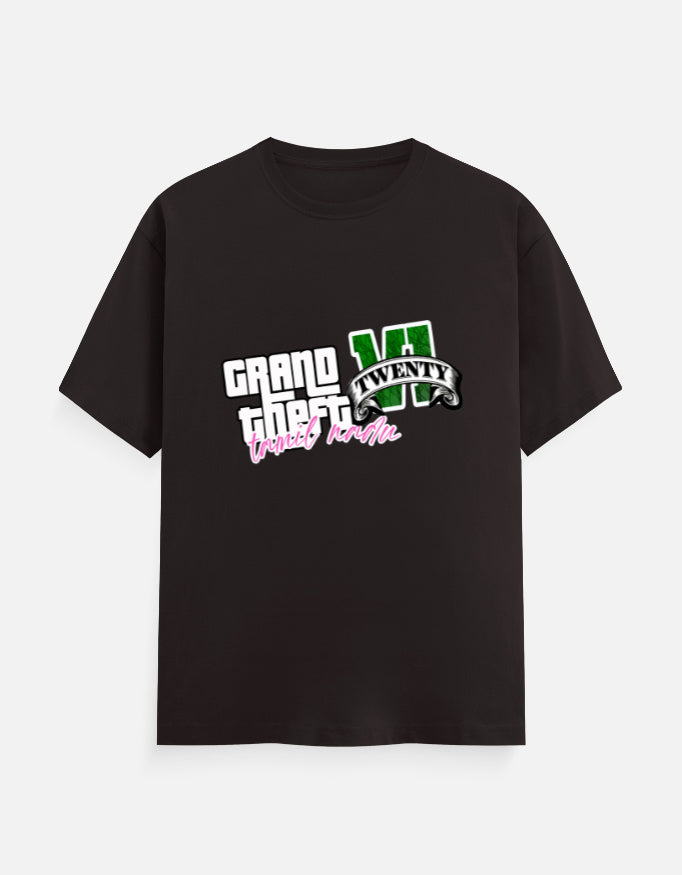 C-Labs Grand Theft Auto: Tamil Nadu Edition Classic Crew T-Shirt Coffee Brown Front_1_c_37_bcd8ac5a-0af1-4c82-aeee-b3213374d20a