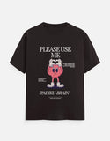 C-Labs Please use me ipadiku "Brain" Classic Crew T-Shirt Front_1_c_37