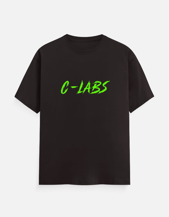 C-Labs C-LABS Neon Green Classic Crew T-Shirt Coffee Brown Front_1_c_37_d6042d85-42fa-47c3-aeea-31c87688e0e0