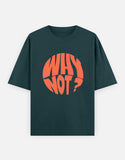 C-Labs Why Not Oversized Classic T-Shirt Petrol Blue Front_1_c_38_001a598f-0557-41c2-ae21-0e3227c08176