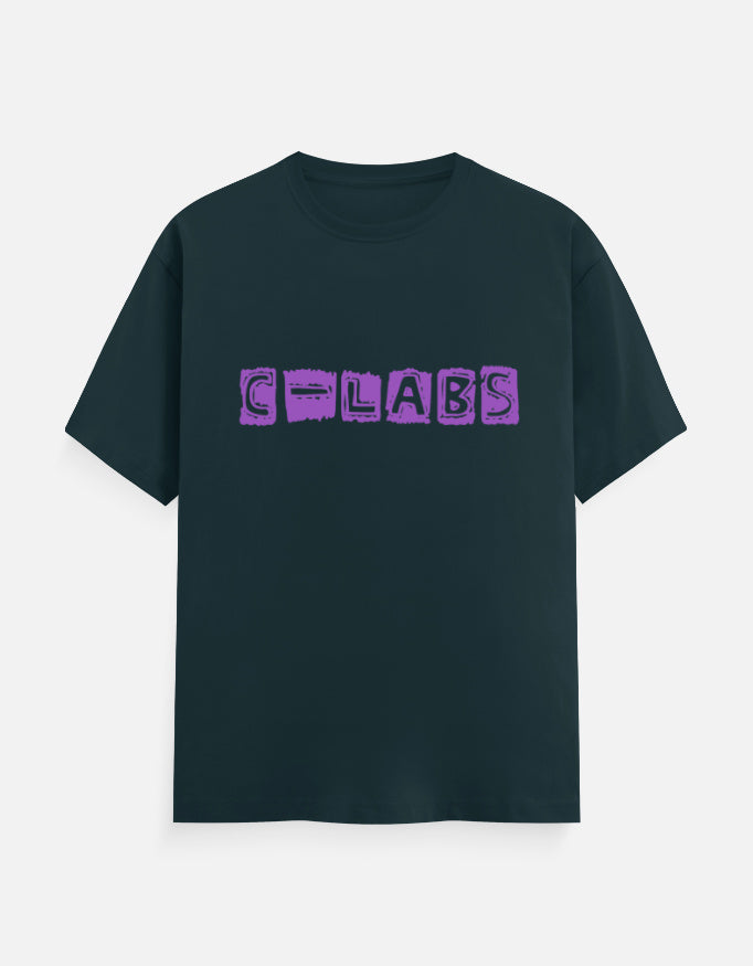 C-Labs C-LABS Block Classic Crew T-Shirt Petrol Blue Front_1_c_38_1382c656-8f6b-4959-950e-7c0f12c3a007