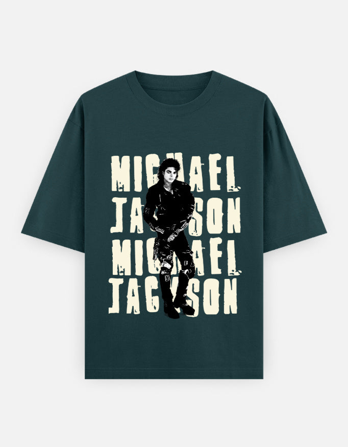 C-Labs Michael Jackson Oversized Classic T-Shirt Petrol Blue Front_1_c_38_1fafe137-bfbf-4280-b88b-c409f2cb6da6