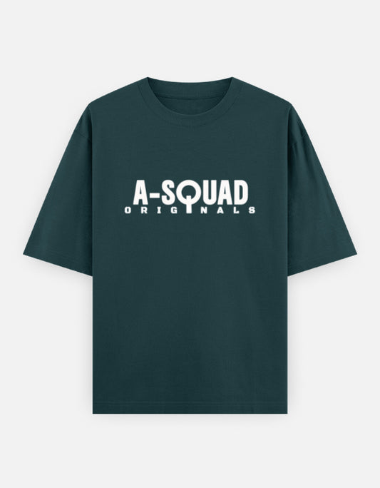 C-Labs A-Squad Oversized Classic T-Shirt Petrol Blue Front_1_c_38_23d13c13-111d-4cca-bb19-70885a758d91