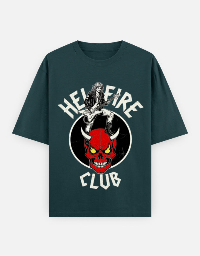 C-Labs Hellfire Oversized Classic T-Shirt Petrol Blue Front_1_c_38_315c0eb8-d373-4863-b724-38c66137d3ba