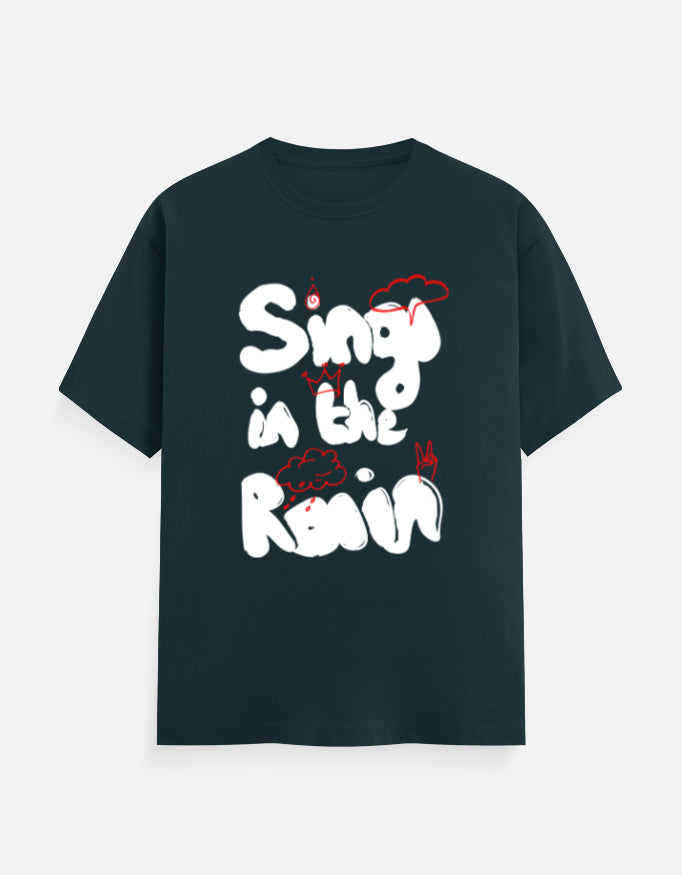 C-Labs Sing in the Rain Classic Crew T-Shirt Petrol Blue Front_1_c_38_3a44b7d7-26fa-4aa9-92a0-4ba3120edaaa