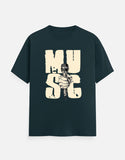 C-Labs Music Classic Crew T-Shirt Petrol Blue Front_1_c_38_3ca0cc78-cda5-4ea7-8d23-95fc64a51628