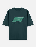 C-Labs F1 Oversized Classic T-Shirt Petrol Blue Front_1_c_38_54a26da9-dfc9-4195-8e75-5774c25ed391