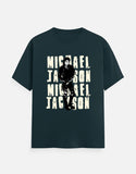 C-Labs Michael Jakson Classic Crew T-Shirt Petrol Blue Front_1_c_38_55565ece-5511-480f-9b33-239a4b575036