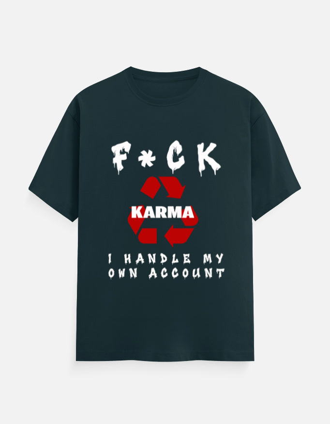 C-Labs Karma Classic Crew T-Shirt Petrol Blue Front_1_c_38_569f9dfc-a3cc-4818-8e69-5639687ca90b