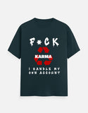 C-Labs Karma Classic Crew T-Shirt Petrol Blue Front_1_c_38_569f9dfc-a3cc-4818-8e69-5639687ca90b