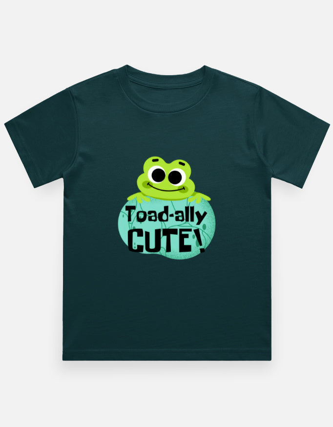 C-Labs Toadly-Cute Boy Classic Crew T-Shirt Petrol Blue Front_1_c_38_68298593-8335-4353-a132-7674fc0ada87