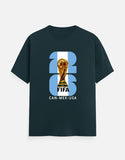 C-Labs Argentina 26 Classic Crew T-Shirt Petrol Blue Front_1_c_38_7560fa27-1040-42d4-b5a9-f11051e4aa9a
