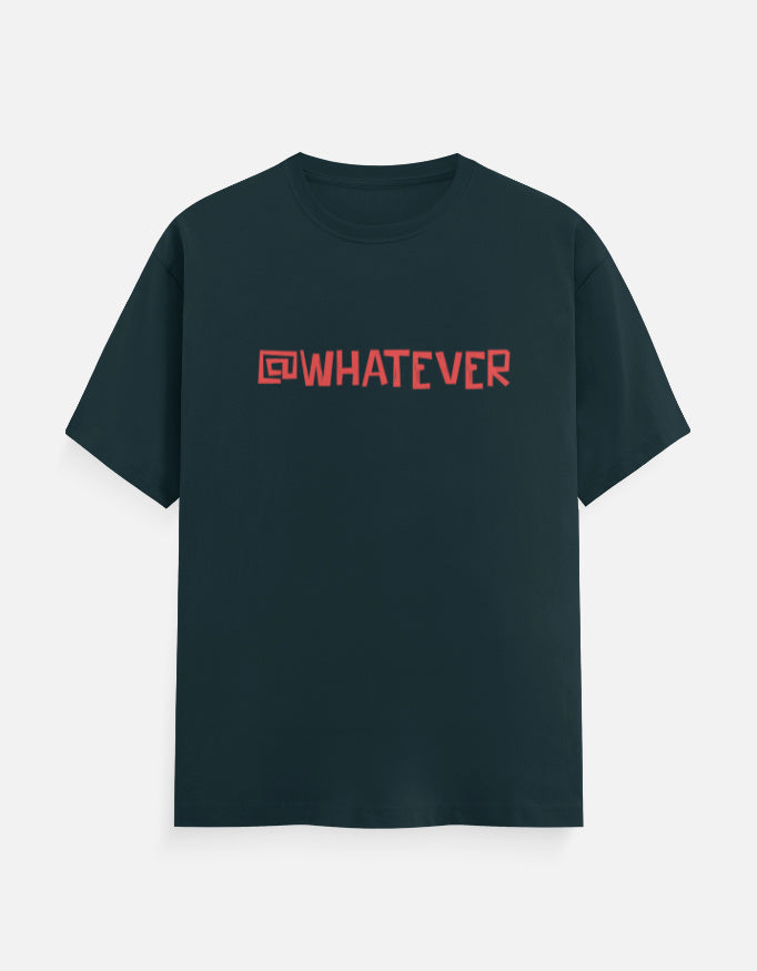C-Labs @WHATEVER Classic Crew T-Shirt Petrol Blue Front_1_c_38_90c63369-5e56-4e63-8fb2-3a4dad7c6bb1