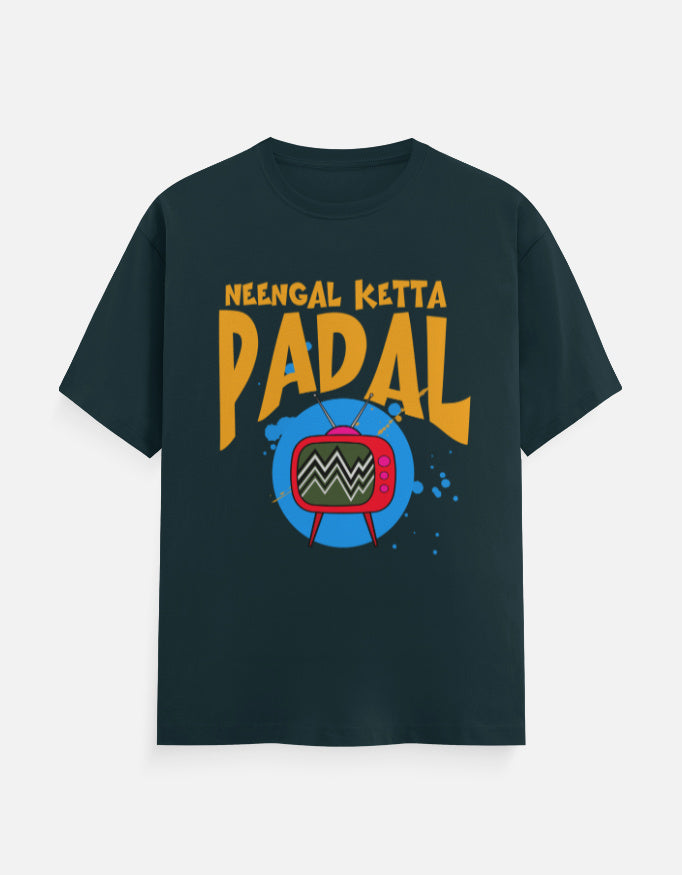 C-Labs Neengal Ketta Padal Classic Crew T-Shirt Petrol Blue Front_1_c_38_91fc83fd-22a0-4706-9696-36bc40523053