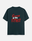 C-Labs Survival of the Fittest Classic Crew T-Shirt Petrol Blue Front_1_c_38_92251af7-ed11-4b56-ae1b-e98fbceb4dda