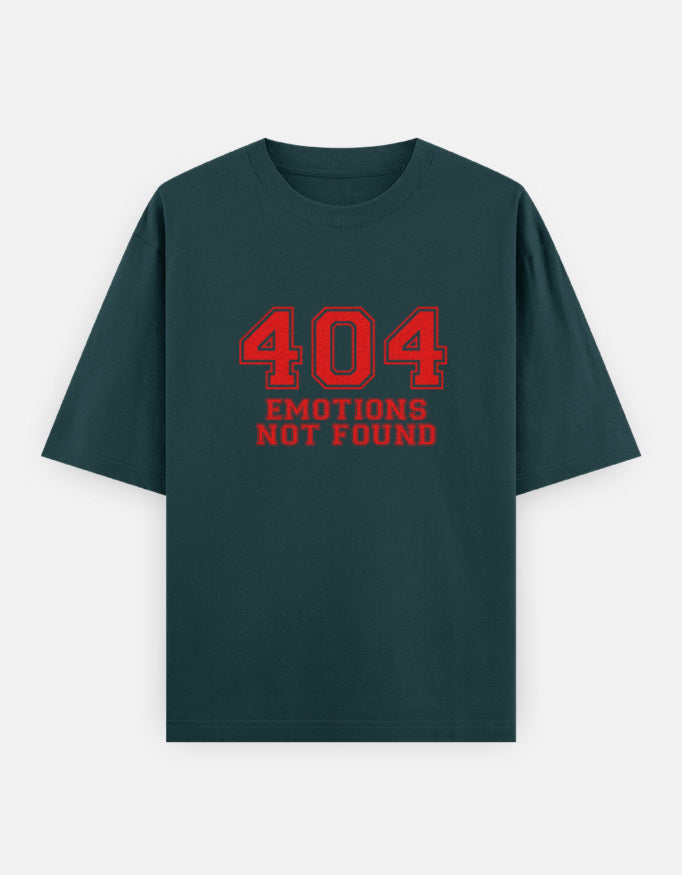 C-Labs 404 Emotions not found Oversized Classic T-Shirt Petrol Blue Front_1_c_38_9d6a9951-95ec-4626-88c9-99b1ffd8585b