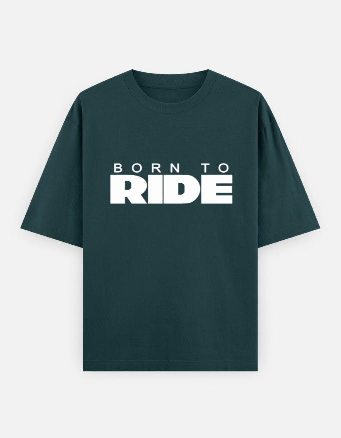 C-Labs Born To Ride Oversized Classic T-Shirt Petrol Blue Front_1_c_38_a0581aad-dbdc-4283-8209-f1f318f0d75c