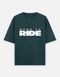 C-Labs Born To Ride Oversized Classic T-Shirt Petrol Blue Front_1_c_38_a0581aad-dbdc-4283-8209-f1f318f0d75c