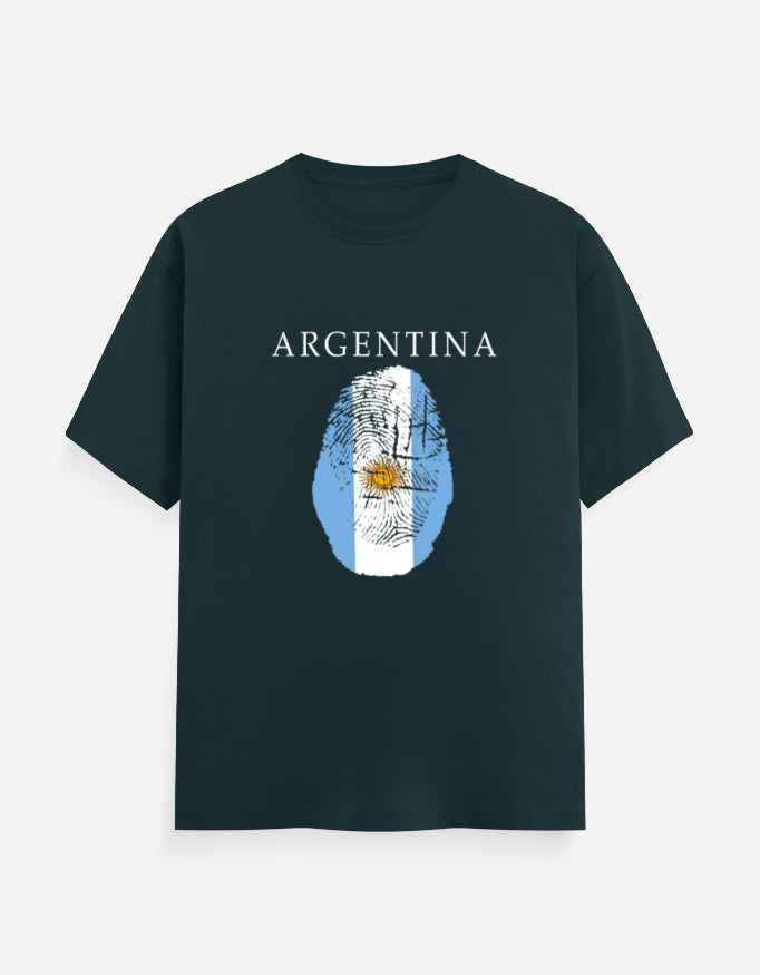 C-Labs Argentina Classic Crew T-Shirt Petrol Blue Front_1_c_38_a563b9f4-07c5-4f54-abf9-298a4849dd8a