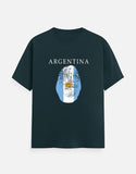 C-Labs Argentina Classic Crew T-Shirt Petrol Blue Front_1_c_38_a563b9f4-07c5-4f54-abf9-298a4849dd8a