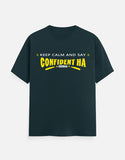C-Labs Confident-ah Irunda Classic Crew T-Shirt Petrol Blue Front_1_c_38_a8cfa716-23bb-4784-b4a4-c2edb36475f1