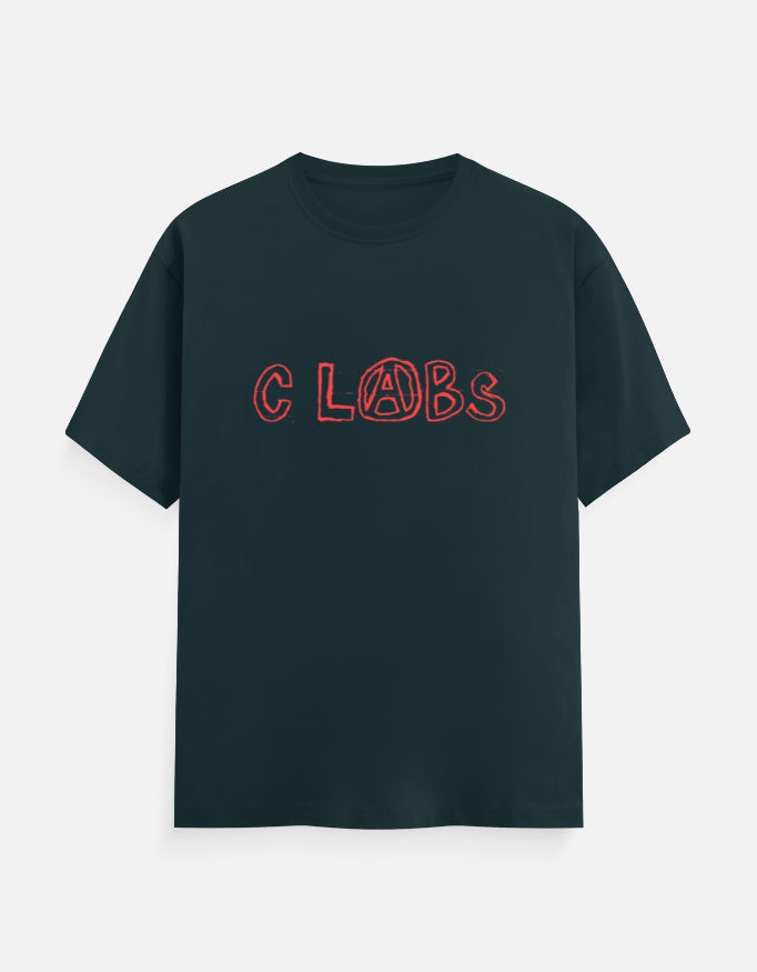 C-Labs C-LABS Comic Classic Crew T-Shirt Petrol Blue Front_1_c_38_bf882232-6d26-4a21-a606-30bd9a110dbe