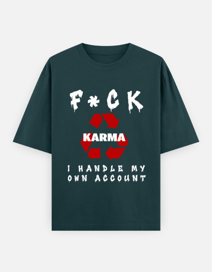 C-Labs Karma Oversized Classic T-Shirt Petrol Blue Front_1_c_38_c8277849-7105-43df-99b5-5f2f3d95dbc0