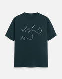C-Labs Progress is non linear Classic Crew T-Shirt Petrol Blue Front_1_c_38_ddd0849c-6330-4e30-a1ca-cd6bcfa8c980
