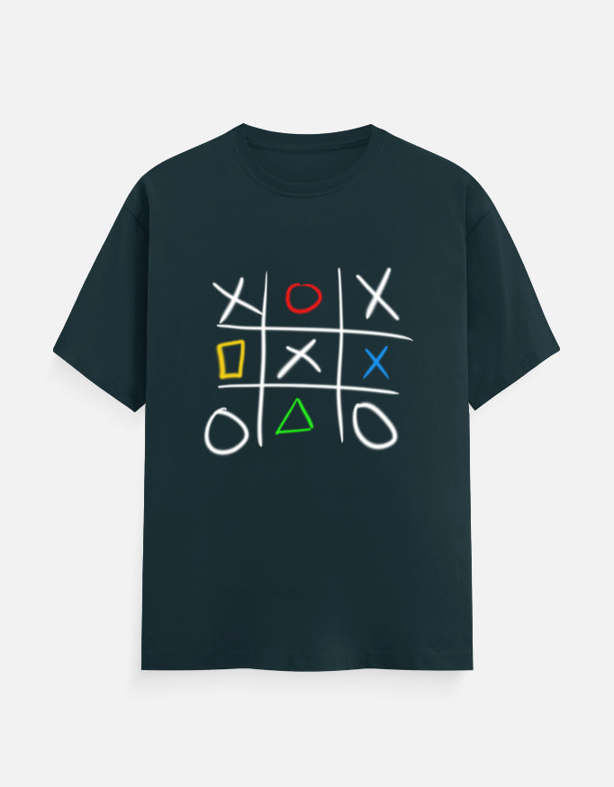 C-Labs Play Station XO Classic Crew T-Shirt Petrol Blue Front_1_c_38_f9bdaabf-10bd-4af8-8ec3-4804214c7973