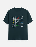 C-Labs Play Station XO Classic Crew T-Shirt Petrol Blue Front_1_c_38_f9bdaabf-10bd-4af8-8ec3-4804214c7973