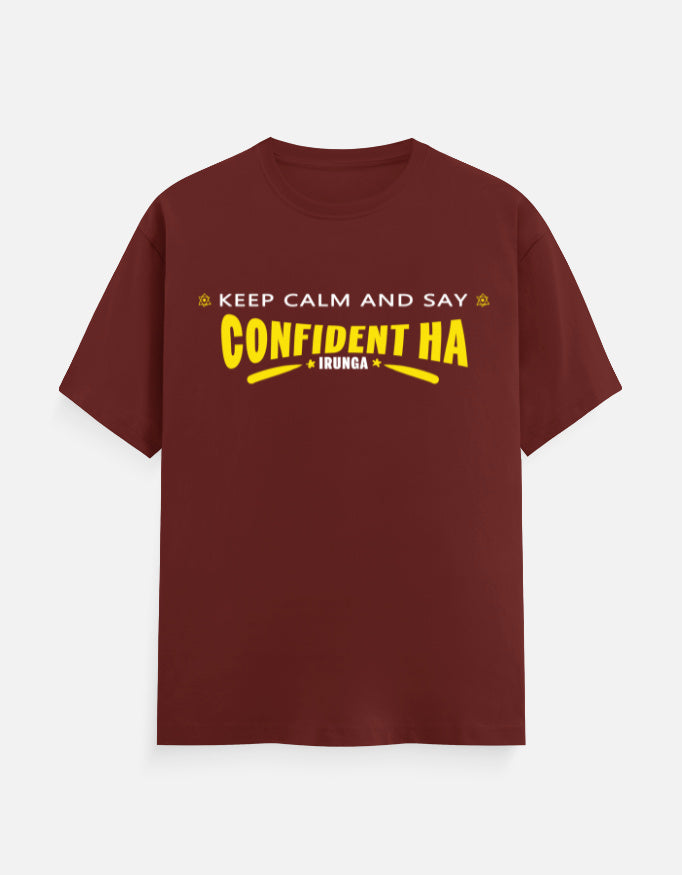 C-Labs Confident-ah Irunda Classic Crew T-Shirt Brick Red Front_1_c_39_4e8d1f0b-c034-411f-9295-6d5f621a18d0