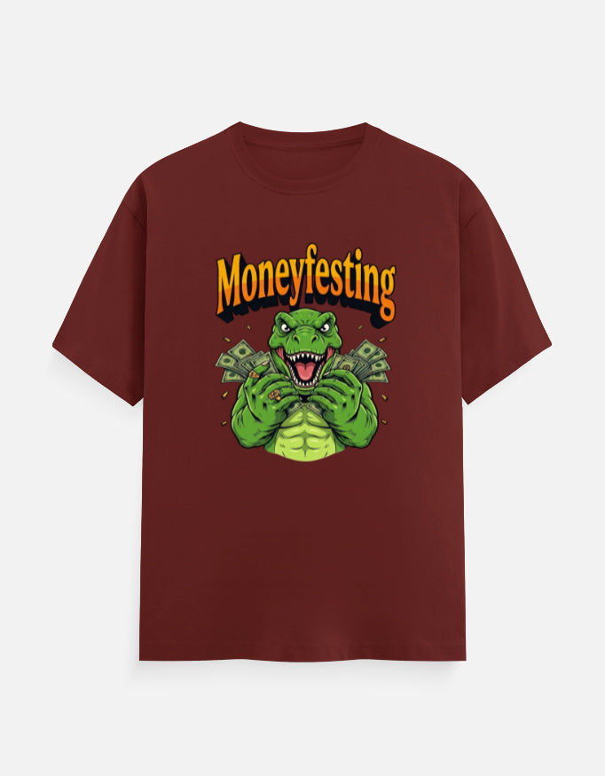 C-Labs Moneyfesting Classic Crew T-Shirt Brick Red Front_1_c_39_665d295c-eabd-404b-b933-e2fcec00afeb
