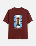 C-Labs Argentina 26 Classic Crew T-Shirt Brick Red Front_1_c_39_d4b67c64-d94a-4512-a759-ff59d25ab6e1