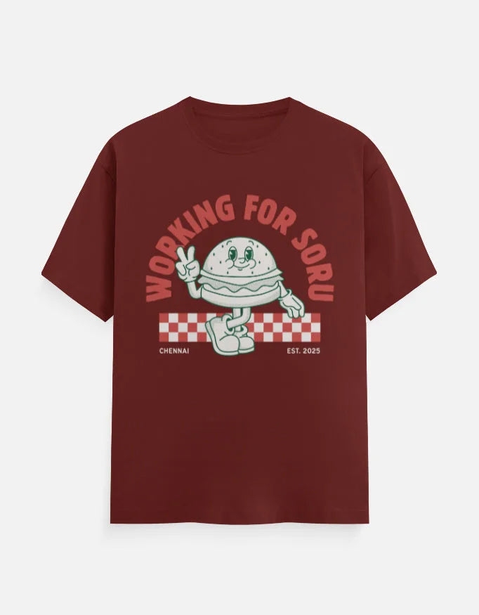 C-Labs Working For Soru Classic Crew T-Shirt Brick Red Front_1_c_39_d7e485ff-d228-48f4-82d8-c19a414ec535