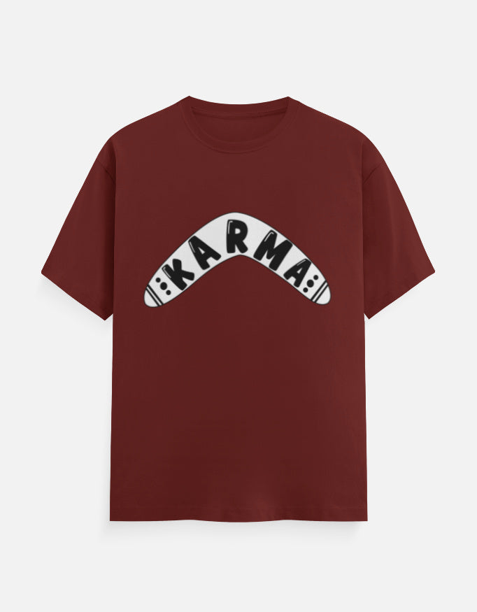 C-Labs Karma Boomerang Classic Crew T-Shirt Brick Red Front_1_c_39_e5d366de-9676-4bf6-902a-8cc52a3bc404